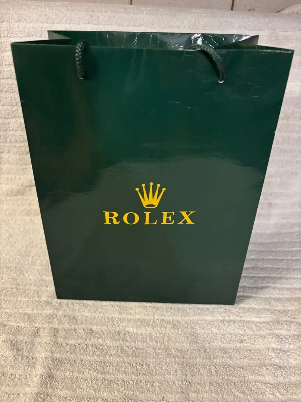 Rolex Dark Green Presentation Box with Gold Crown